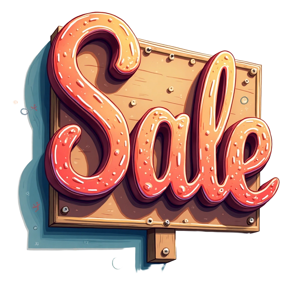 Vintage Sale Sign