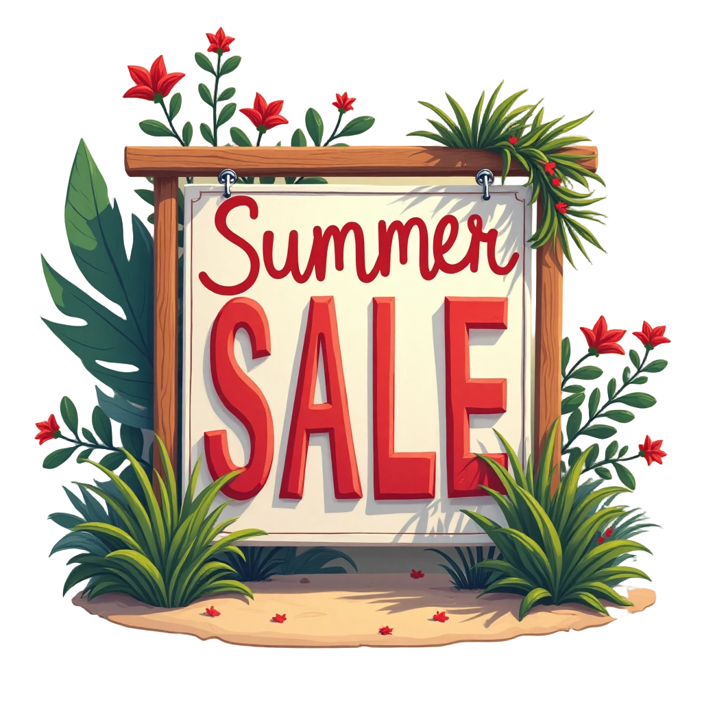 Summer Sale Signboard