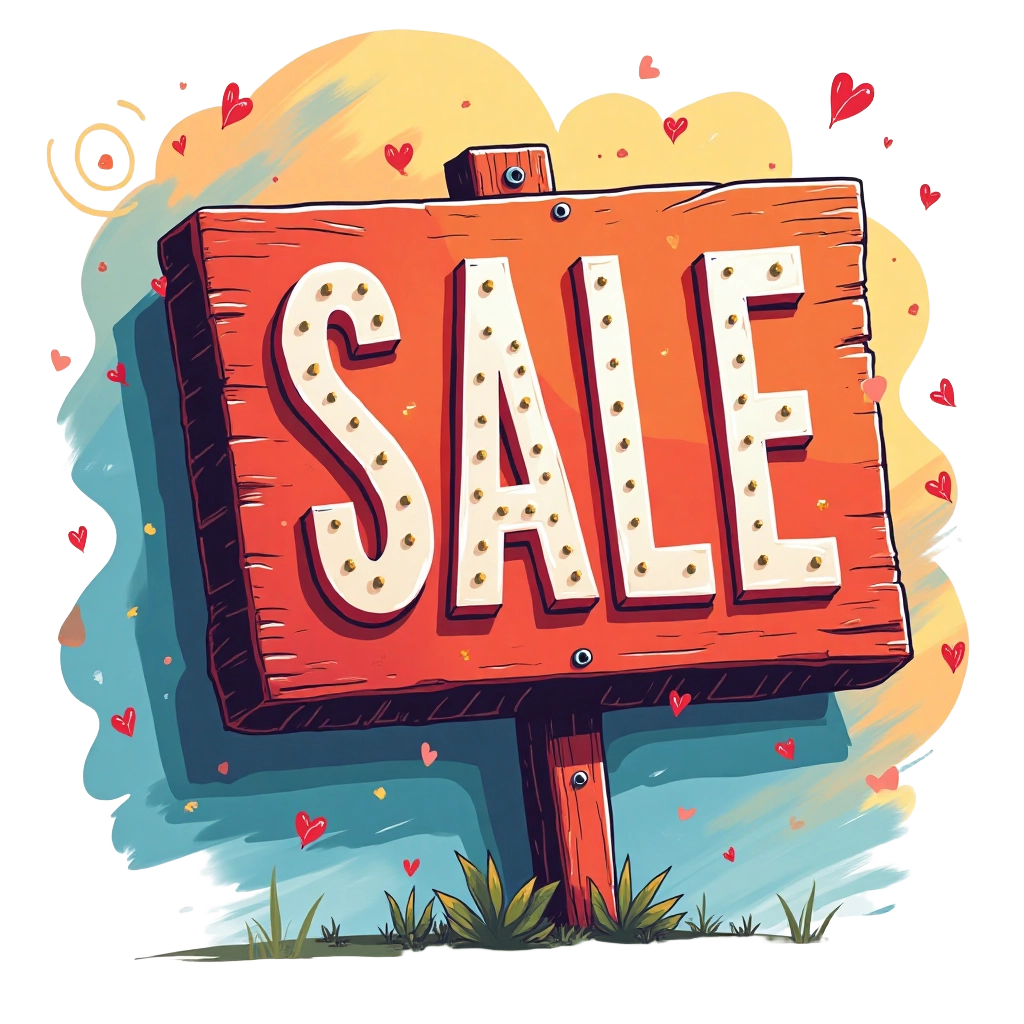 Vintage Sale Sign