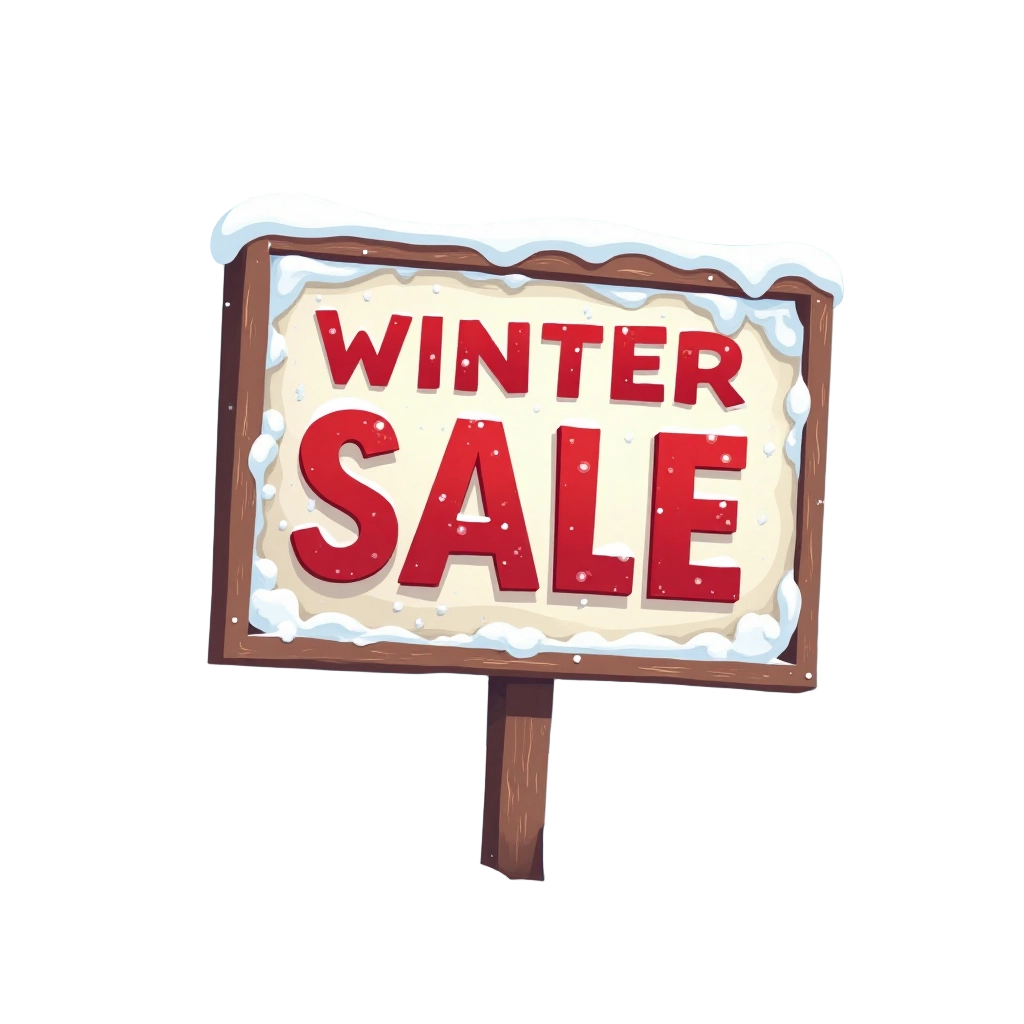 Winter Sale Sign