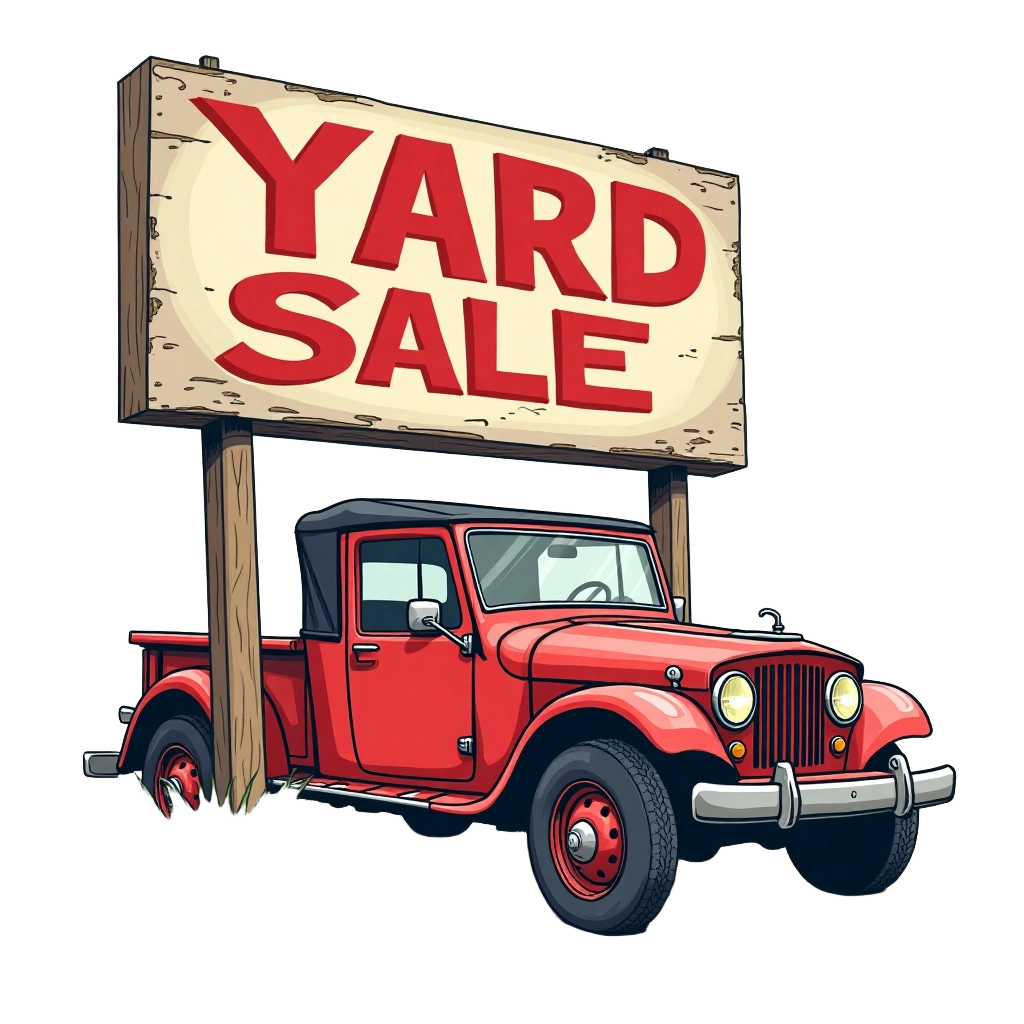 Yard Sale Announcement