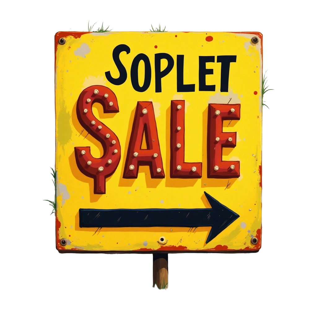 Soplet Sale Signboard