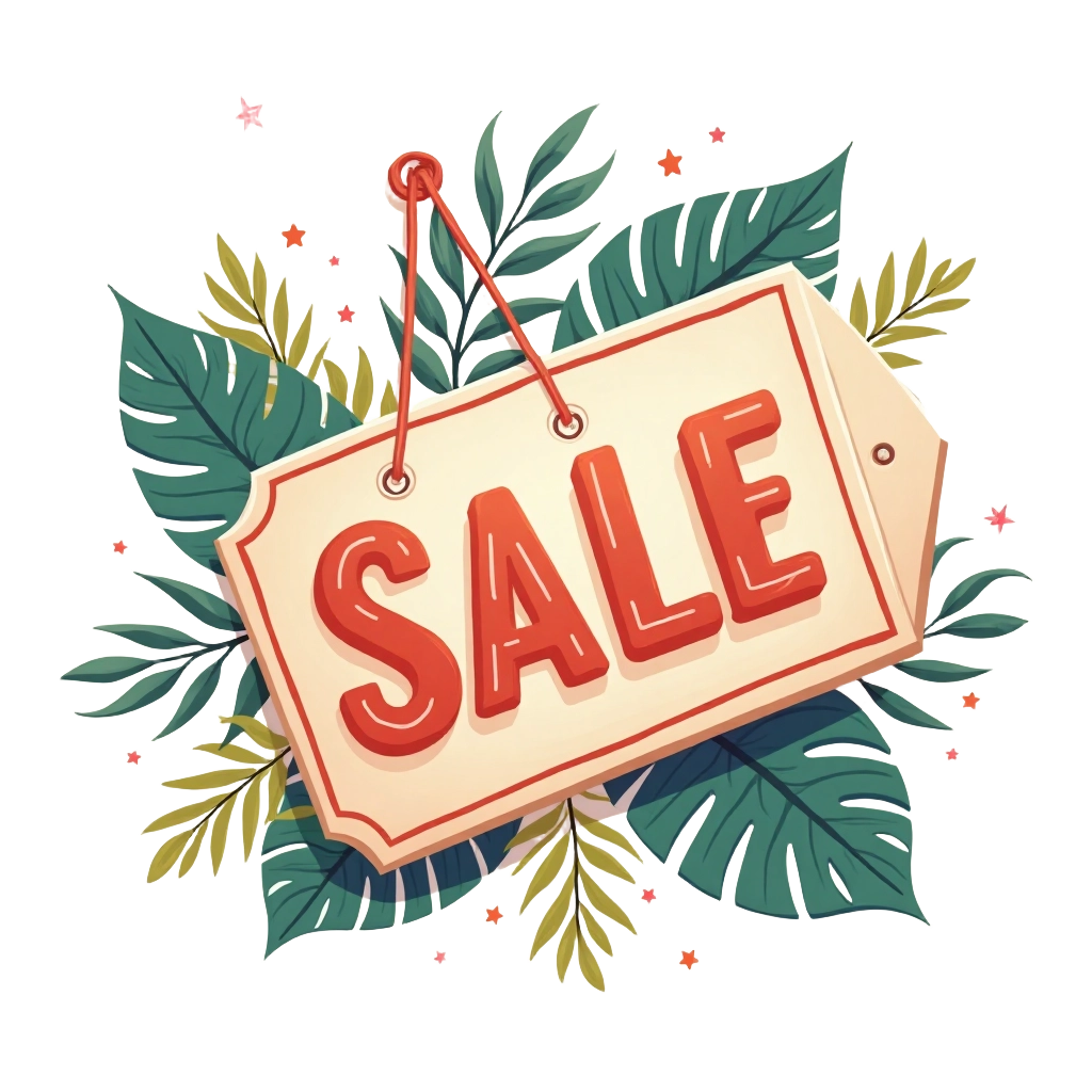 Tropical Sale Sign