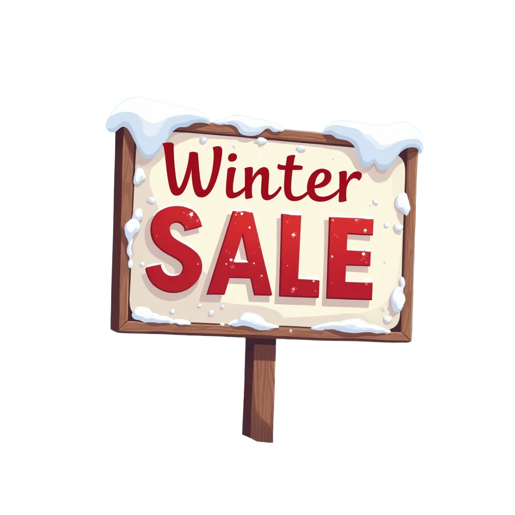 Winter Sale Signboard