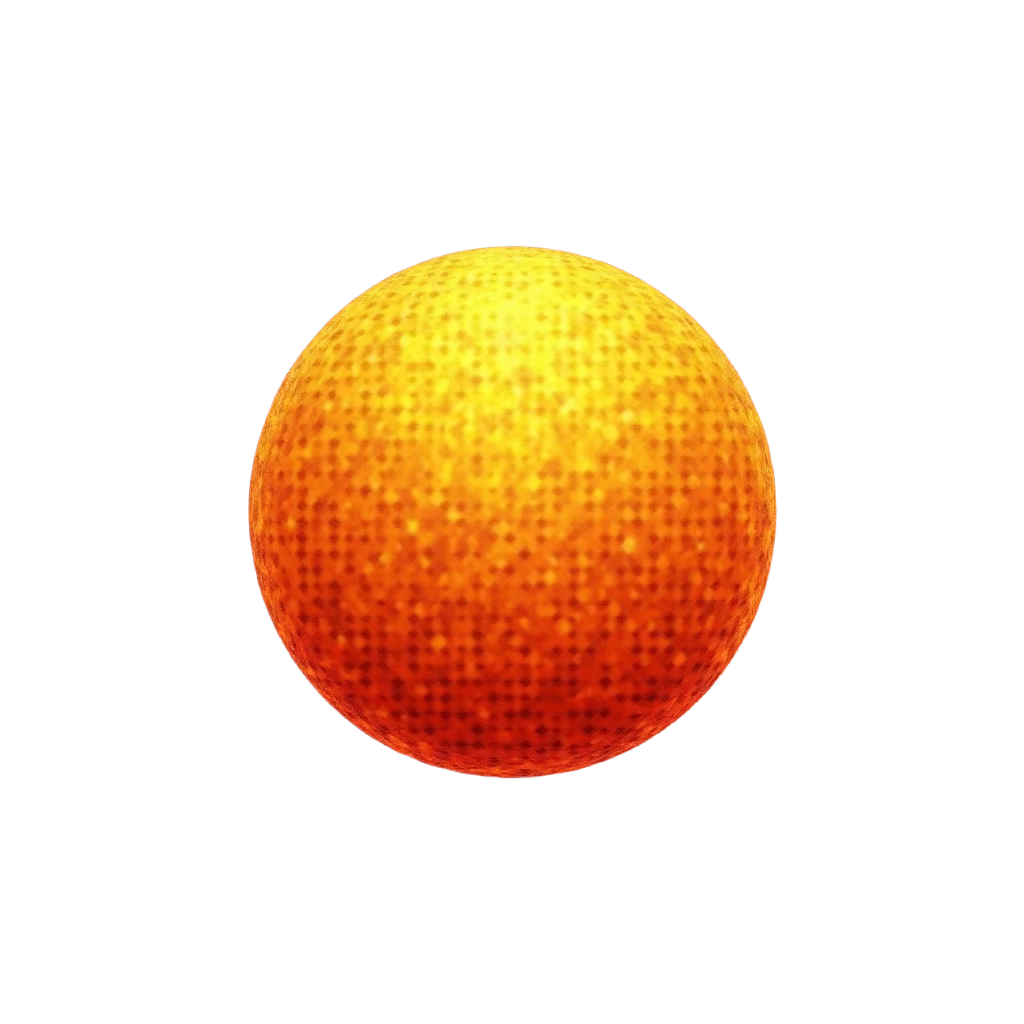 Glowing Orange Sphere