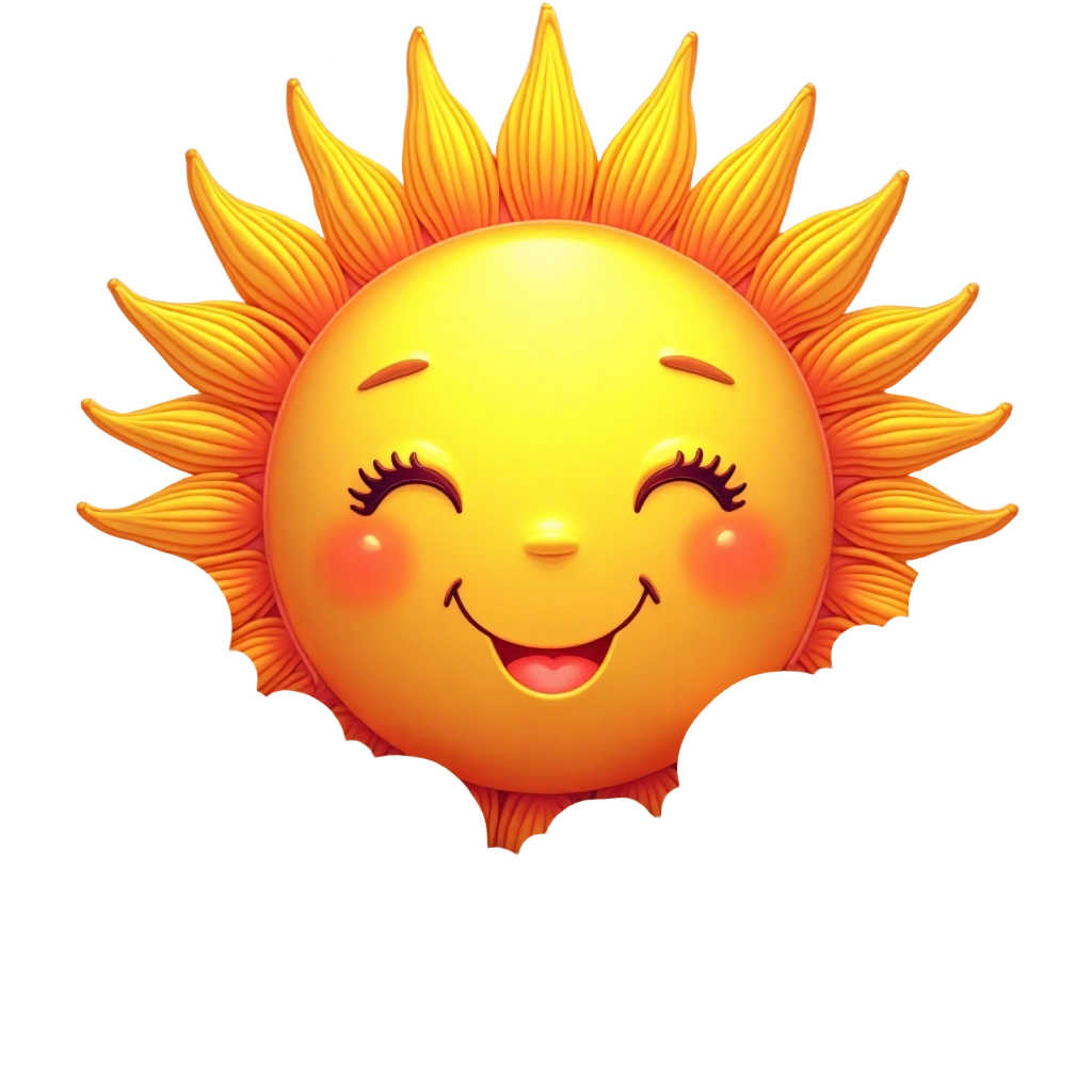 Happy Sun Emoji