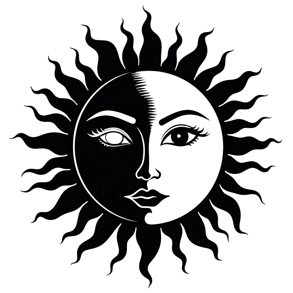 Celestial Sun Face