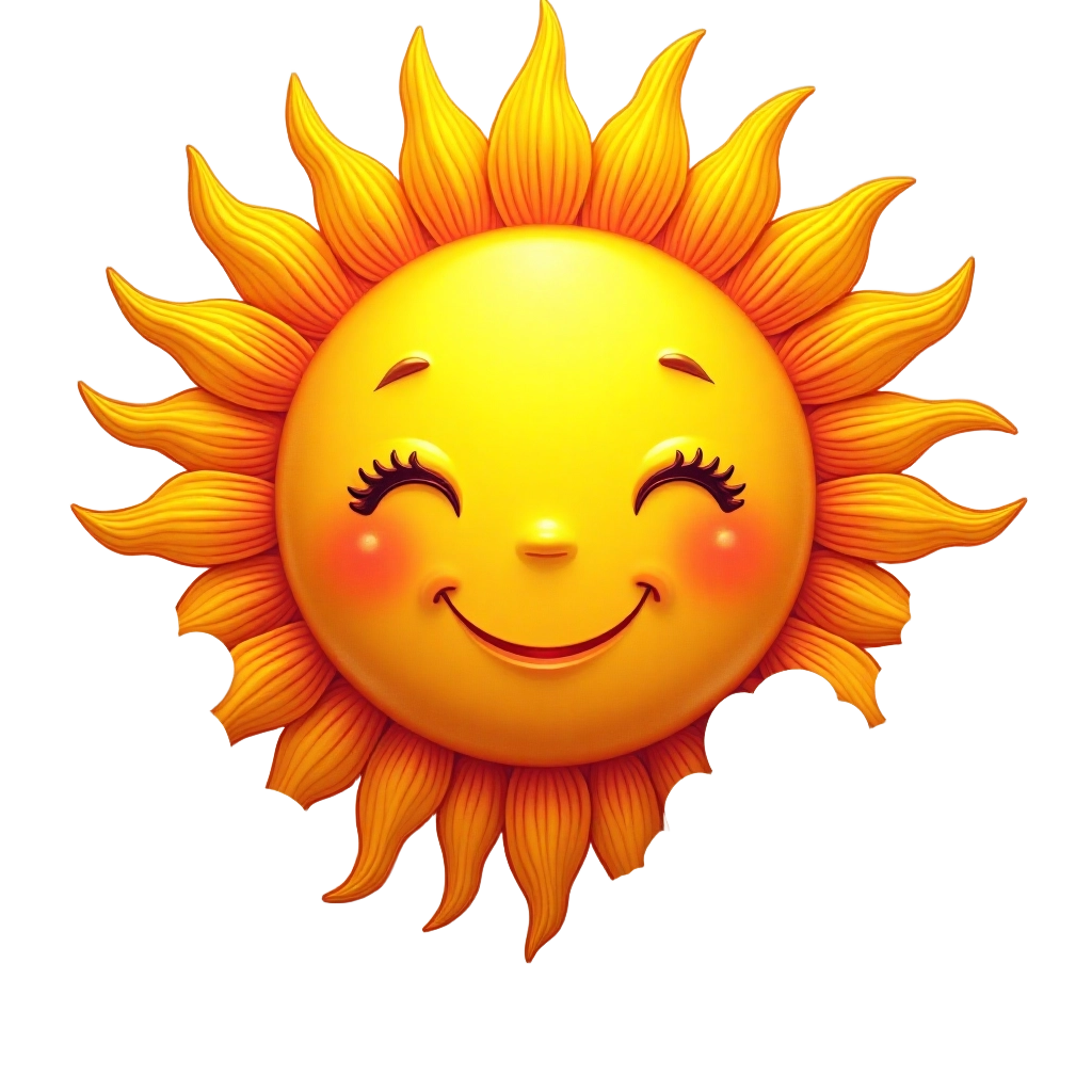 Happy Sun Emoji