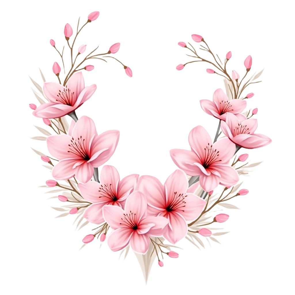 Elegant Floral Wreath