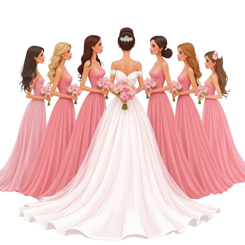 Bridal Party in Elegance