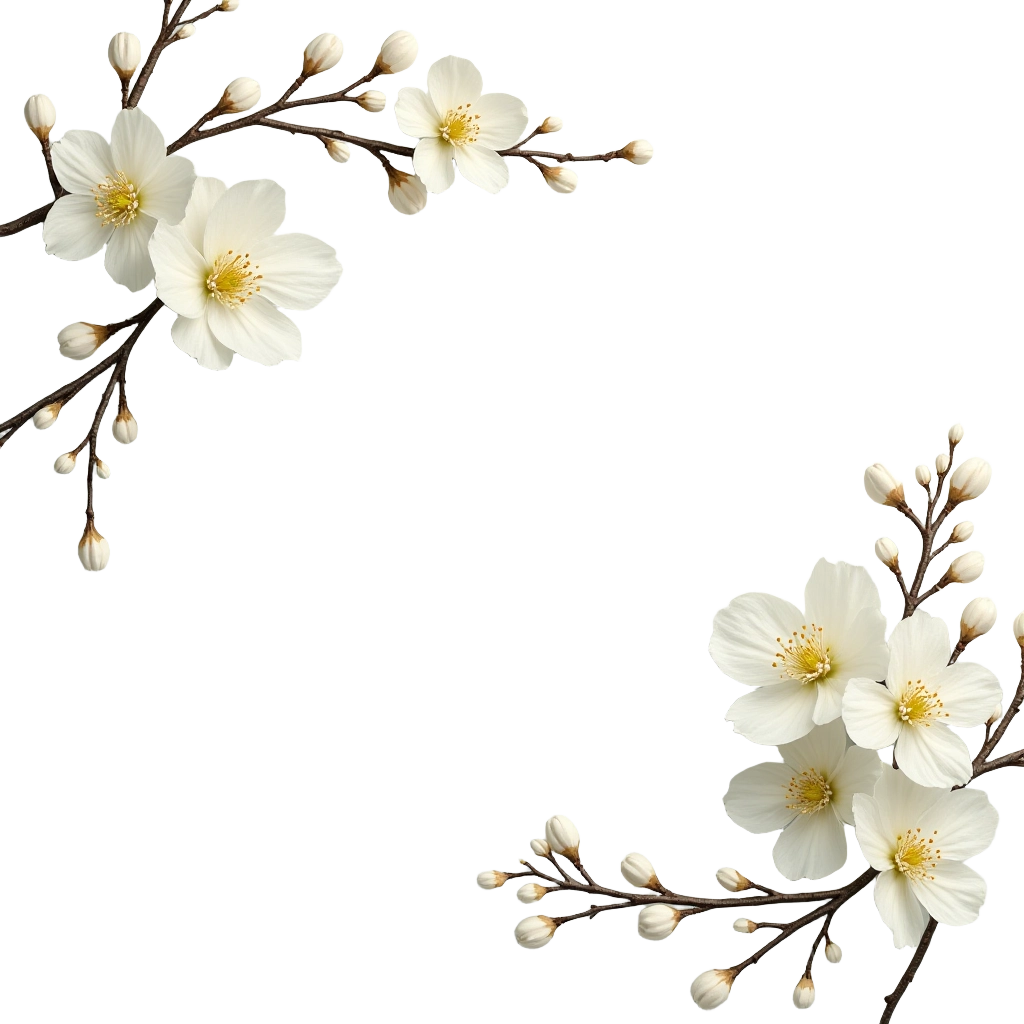 Elegant White Blossoms