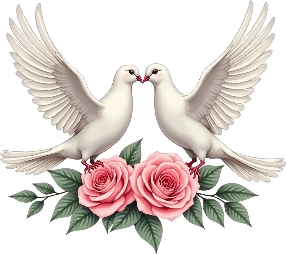 Doves and Roses