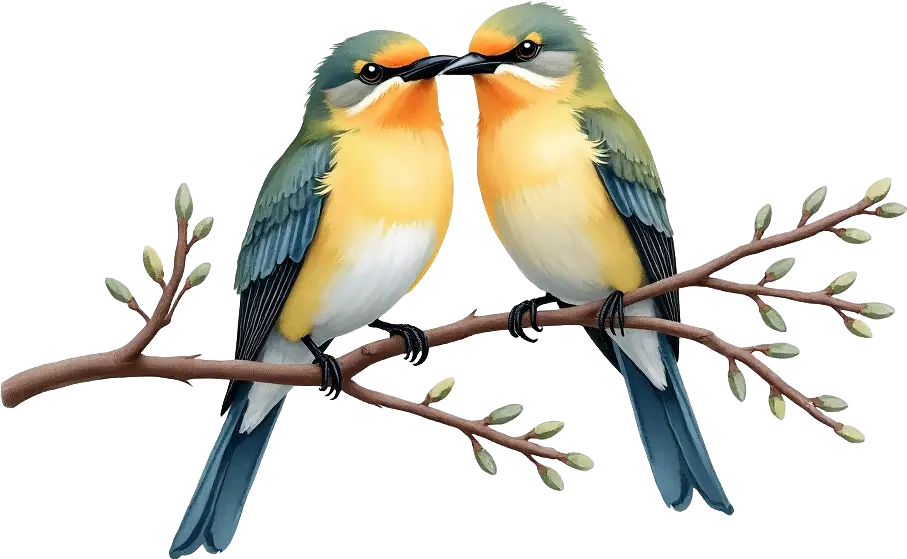 Two Birds on a Branch