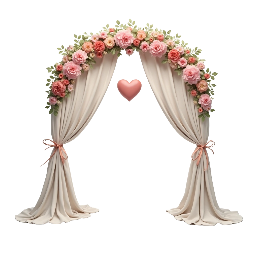 Romantic Floral Arch