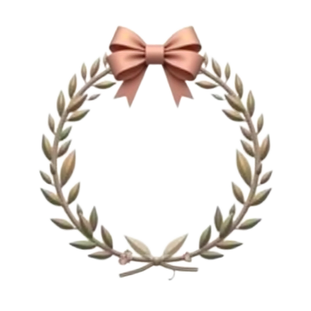 Festive Wreath with Bow