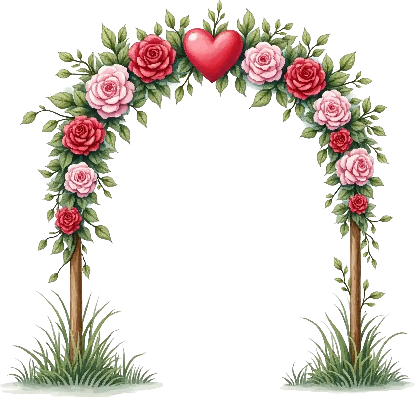 Romantic Rose Archway