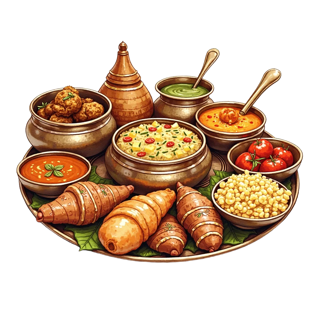 Traditional Indian Thali