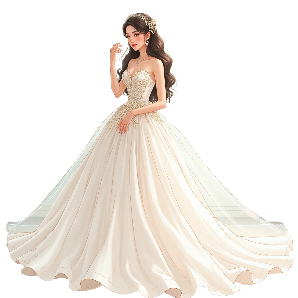 Elegant Bridal Gown