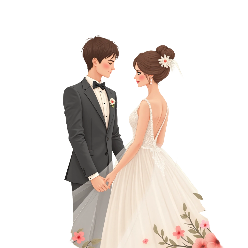 Elegant Wedding Couple