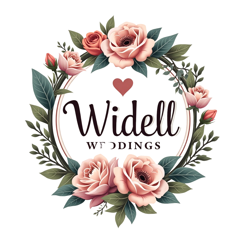 Elegant Floral Wedding Logo