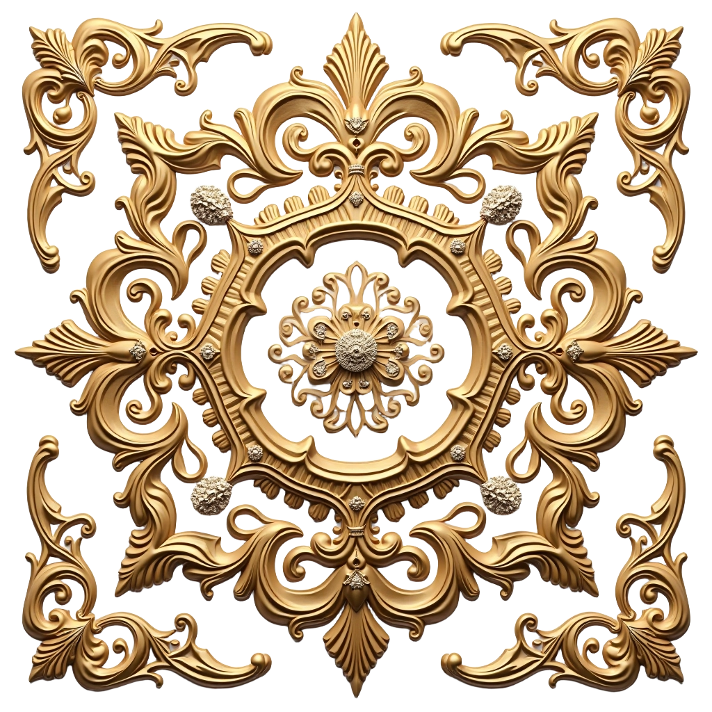 Golden Ornamental Design