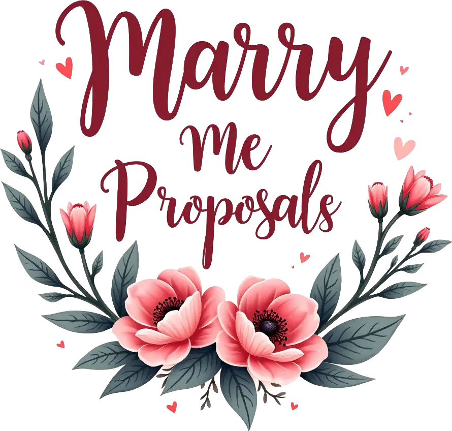 Romantic Floral Proposal Design