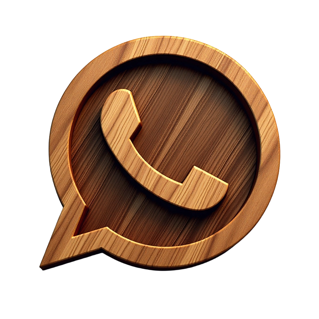 Wooden Communication Symbol