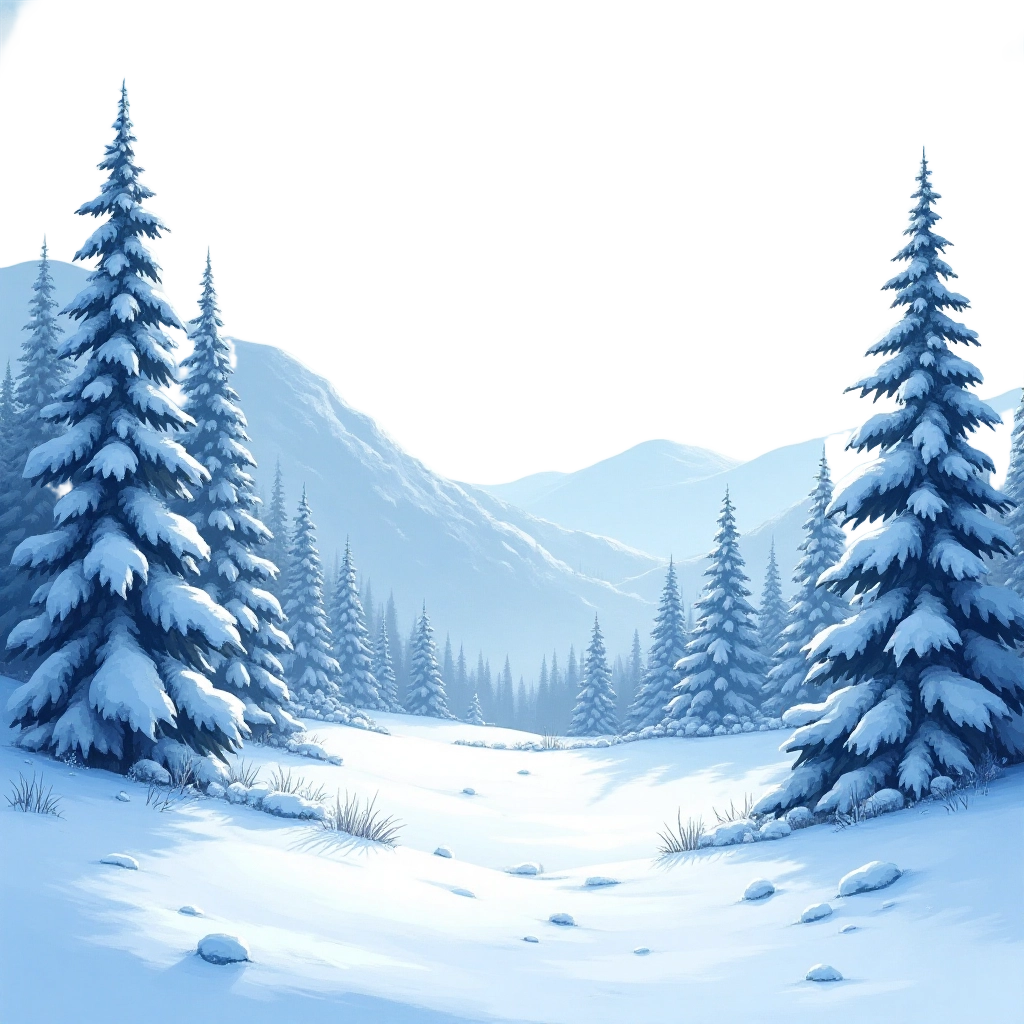 Snowy Winter Landscape